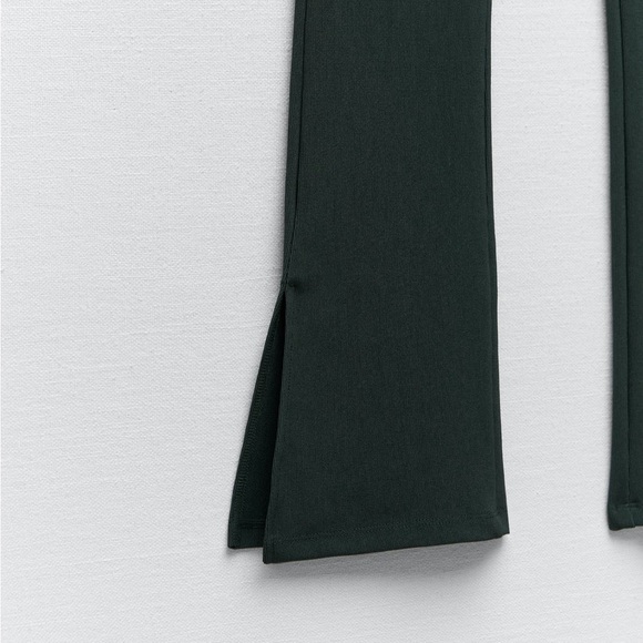 Zara Green High Waist Leggings XS - Picture 9 of 13